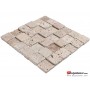 Eskitme Traverten Duvar Kaplama Taşları 5x5cm - DT1503